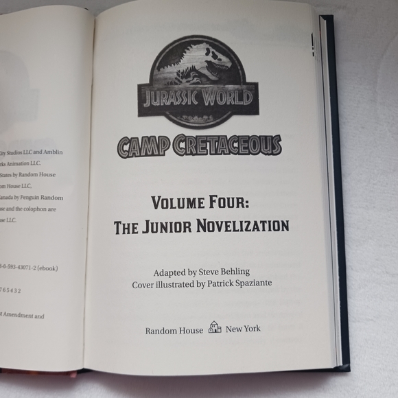 "Jurassic World Camp Cretaceous": Volume Four - The Deluxe Junior Novelization - Picture 8 of 16